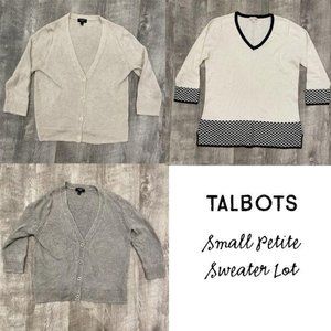 Talbots Petites – Lot of 3 Sweaters – Size Small